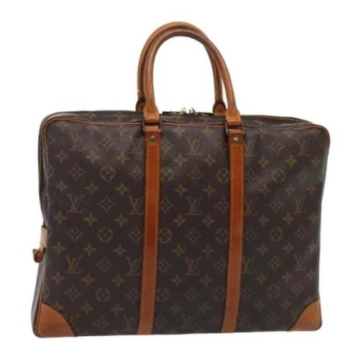 Louis Vuitton Vintage Pre-owned Canvas portfljer Brown, Dam