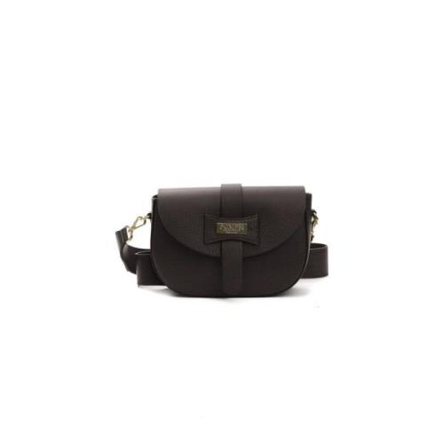 Pompei Donatella Läder Crossbody Väska - Emma Brown, Dam