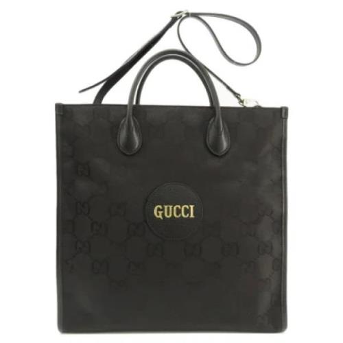 Gucci Vintage Pre-owned Tyg totevskor Black, Dam