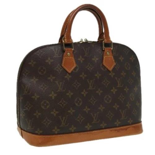 Louis Vuitton Vintage Pre-owned Canvas handvskor Brown, Dam