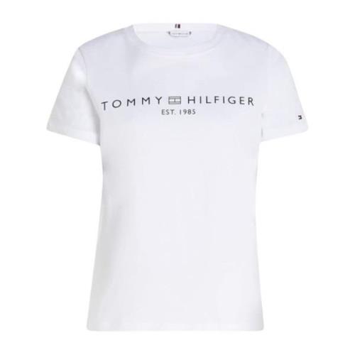 Tommy Hilfiger Dam Logo T-Shirt White, Dam