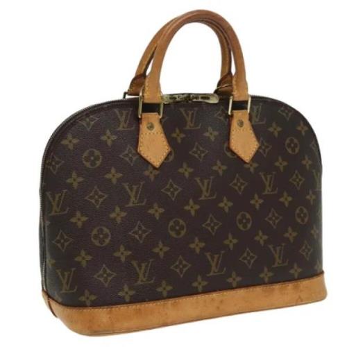 Louis Vuitton Vintage Pre-owned Canvas handvskor Brown, Dam