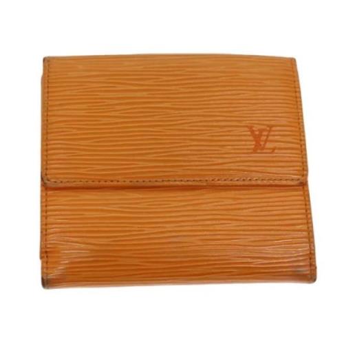 Louis Vuitton Vintage Pre-owned Laeder plnbcker Orange, Dam