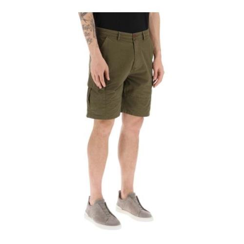 Barbour Ripstop Cargo Shorts Green, Herr