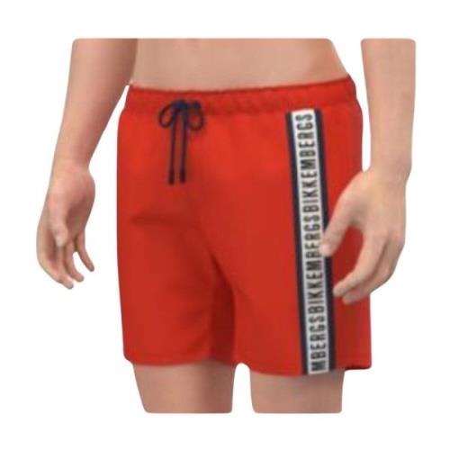 Bikkembergs Herr Boardshorts Snyggt Badkläder Orange, Herr