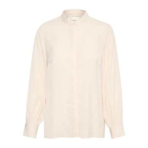 InWear Nixieiw Shirt Bluser Whisper White Beige, Dam