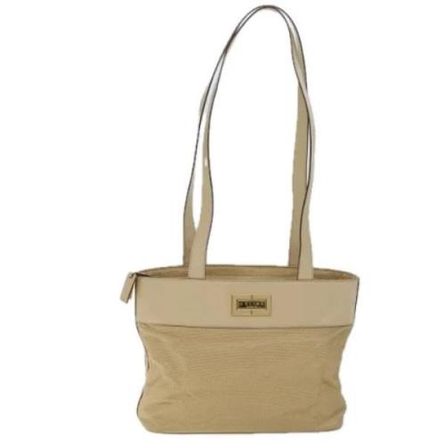 Celine Vintage Pre-owned Canvas celine-vskor Beige, Dam