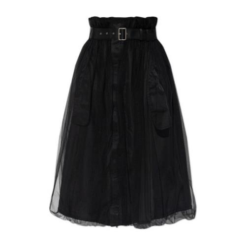 Comme des Garçons Vändbar kjol Black, Dam