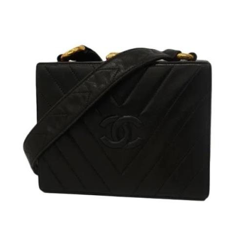 Chanel Vintage Pre-owned Laeder chanel-vskor Black, Dam