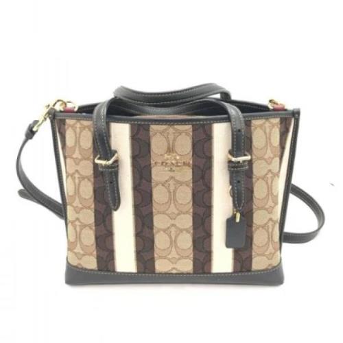 Coach Pre-owned Pre-owned Tyg axelremsvskor Multicolor, Dam