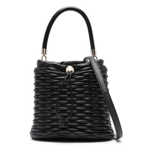 Furla Mini Bucket Bag i Svart Black, Dam