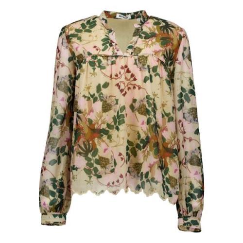 Est'Seven Multicolor Char Blouses Multicolor, Dam