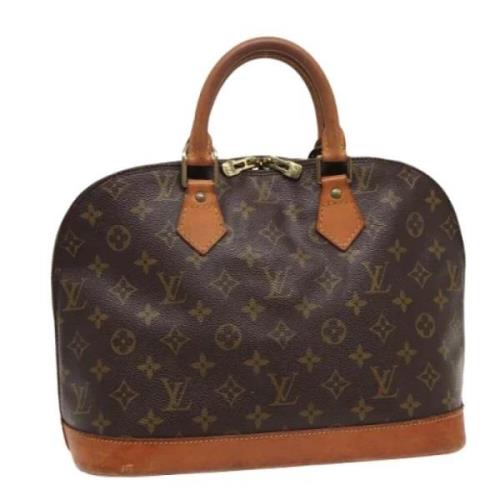 Louis Vuitton Vintage Pre-owned Canvas handvskor Brown, Dam