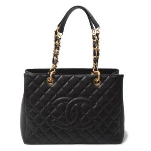 Chanel Vintage Pre-owned Laeder totevskor Black, Dam