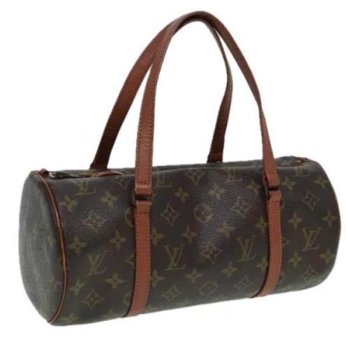 Louis Vuitton Vintage Pre-owned Canvas handvskor Brown, Dam