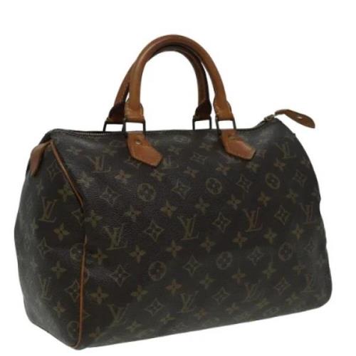 Louis Vuitton Vintage Pre-owned Canvas handvskor Brown, Dam