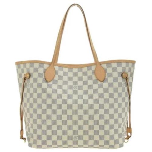 Louis Vuitton Vintage Pre-owned Tyg louis-vuitton-vskor Beige, Dam