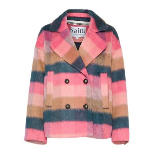 Saint Tropez Fearnsz Coat Jacka Pink Power Pink, Dam