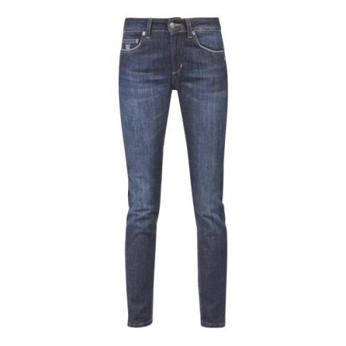 Dondup Stiliga Denim Jeans för Kvinnor Blue, Dam