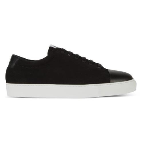 National Standard Handgjorda Svarta Mocka Sneakers Black, Herr