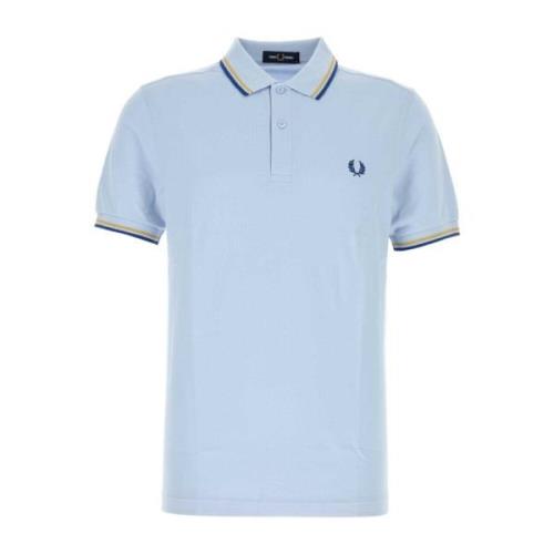 Fred Perry Ljusblå Polo Tröja Blue, Herr