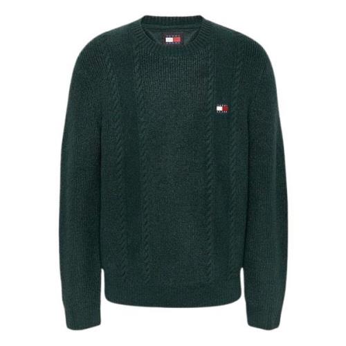 Tommy Hilfiger Klassisk Heritage Stickad Tröja Grön Green, Herr