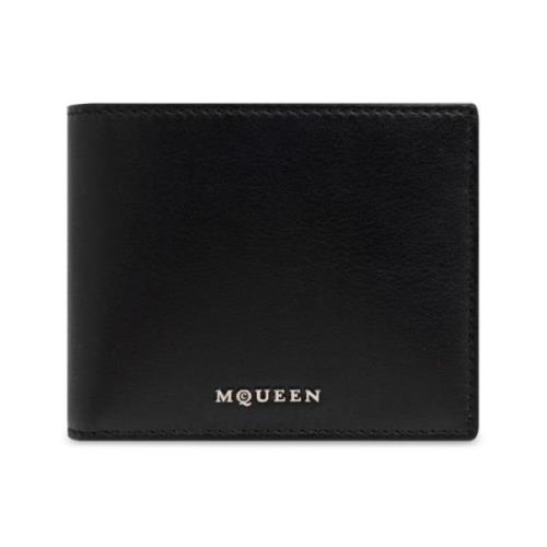 Alexander McQueen Svarta Plånböcker för Män Black, Herr