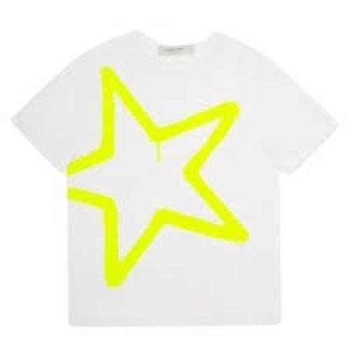 Golden Goose Avslappnad Bomull T-shirt White, Herr