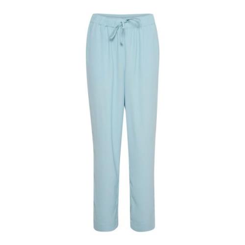 Soaked in Luxury Tapered Pants Corydalis Blue Blue, Dam