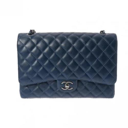 Chanel Vintage Pre-owned Laeder chanel-vskor Blue, Dam