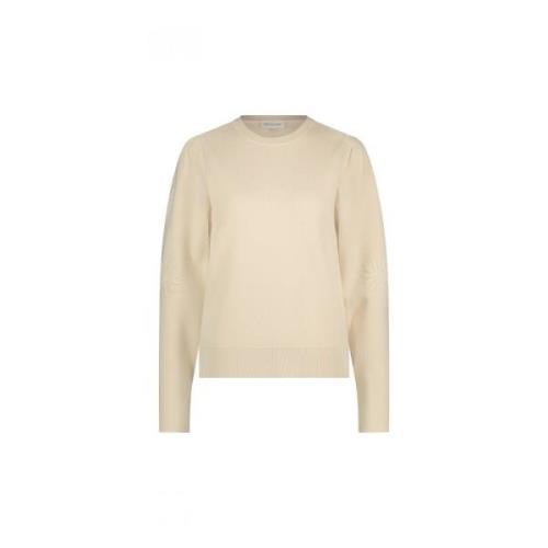 Fabienne Chapot Stilren Pullover Sweater Beige, Dam