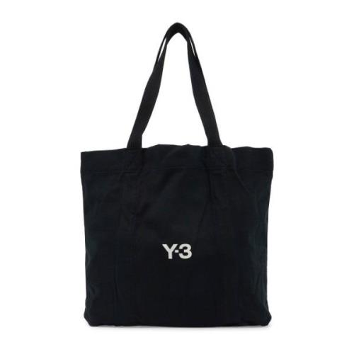 Y-3 Canvas Logo Toteväska Black, Dam