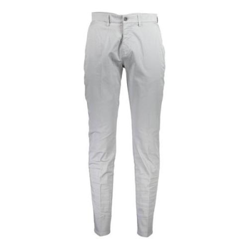 Harmont & Blaine Grå Bomull Chinos Byxor Gray, Herr