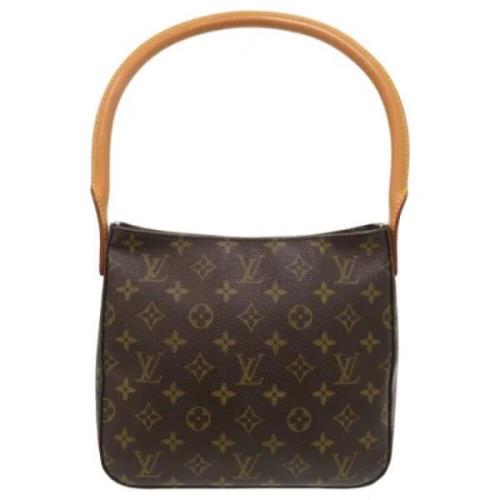 Louis Vuitton Vintage Pre-owned Tyg louis-vuitton-vskor Brown, Dam