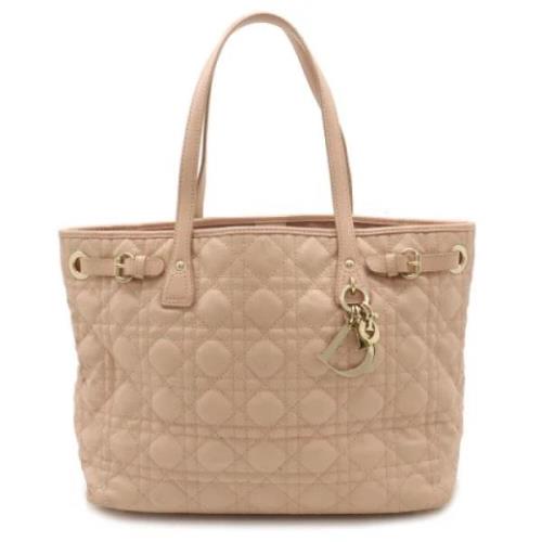 Dior Vintage Pre-owned Belagd canvas dior-vskor Pink, Dam