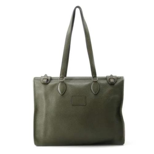 Hermès Vintage Pre-owned Laeder handvskor Green, Dam