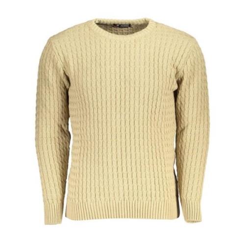 U.s. Polo Assn. Twisted Fabric Sweater Beige, Herr