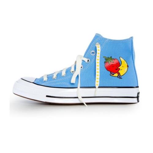 SKY High Farm Vintage Star High-Top Sneakers Blue, Herr