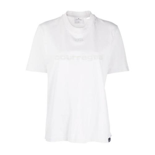 Courrèges Corsoeasy T-shirts och Polos White, Dam