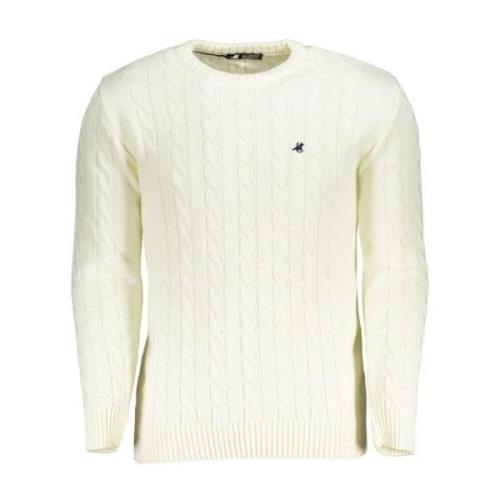 U.s. Polo Assn. Broderad Logotröja White, Herr