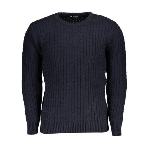 U.s. Polo Assn. Twisted Logo Sweater - Långärmad Blue, Herr