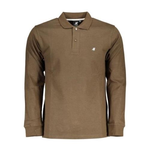 U.s. Polo Assn. Brun Broderad Pikétröja Brown, Herr