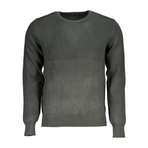 U.s. Polo Assn. Kontrast Crewneck Sweater Green, Herr