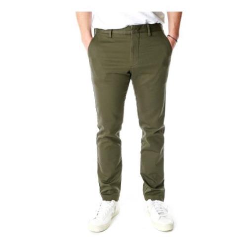 Nn07 Mid Waist Chino Byxor Green, Herr