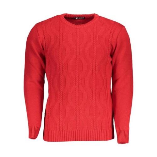 U.s. Polo Assn. Twisted Crew Neck Sweater Red, Herr