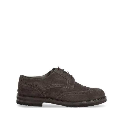 Corneliani Grå Moccasins för Män Aw24 Gray, Herr