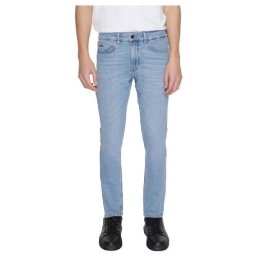 Boss Tapered Jeans Vår/Sommar Kollektion Blue, Herr