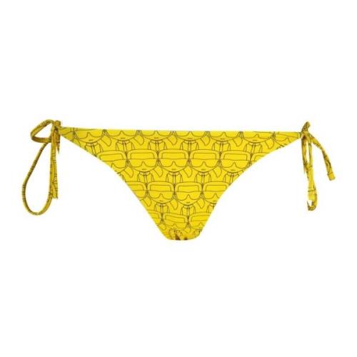 Karl Lagerfeld Gula Badkläder Bikini Underdel Yellow, Dam