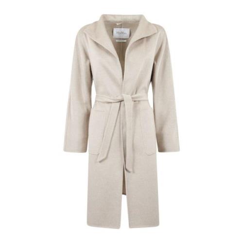 Max Mara Elegant Svart Kappa för Kvinnor Beige, Dam