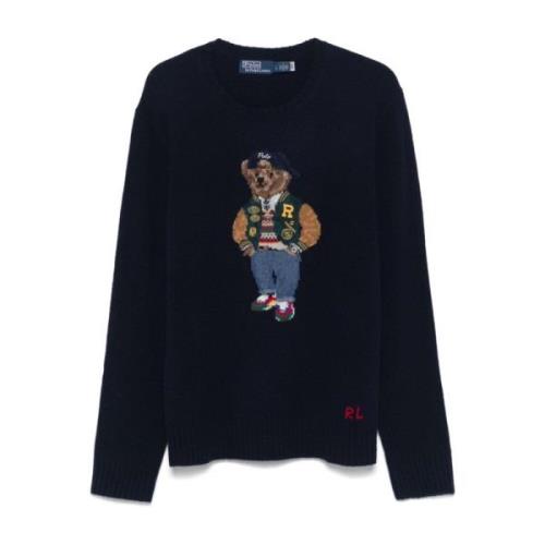 Ralph Lauren Blå Sweatshirt Aw24 Herrmode Blue, Herr